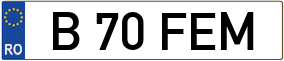 Truck License Plate